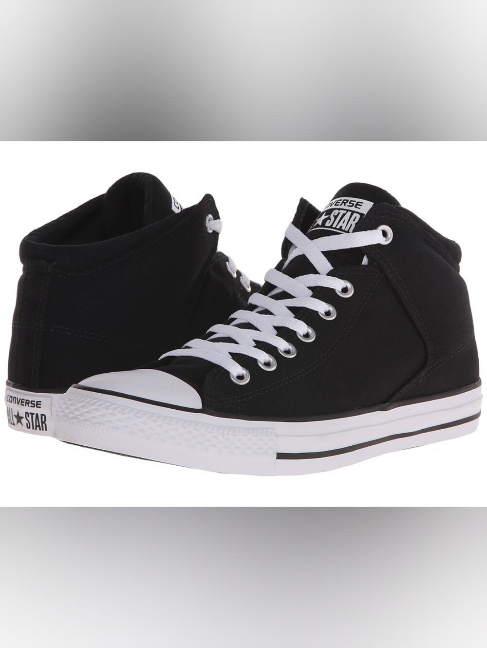Mens Black Converse CHUCK TAYLOR ALL STAR HIGH STREET MID Sz 9 Men 11 in Women